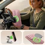 Carcasa cu protectie 360 grade Tech-Protect Kevlar cu MagSafe compatibila cu Samsung Galaxy S26 Ultra, Roz 5 - lerato.ro