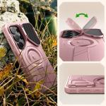 Carcasa cu protectie 360 grade Tech-Protect Kevlar cu MagSafe compatibila cu Samsung Galaxy S26 Ultra, Roz 6 - lerato.ro