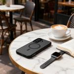 Carcasa Tech-Protect Magmat cu MagSafe compatibila cu Samsung Galaxy A37 / A36 / A56 / A27 5G, Matte Black 7 - lerato.ro