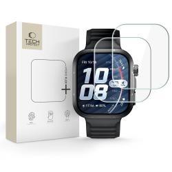 Set 2 folii de protectie Tech-Protect Hydro Flex Plus compatibile cu Huawei Watch Fit 5 Pro, Transparent