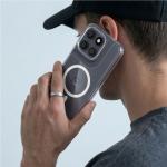 Carcasa Tech-Protect FlexAir Hybrid  cu MagSafe compatibila cu Motorola Moto G67 / G77, Transparent 3 - lerato.ro