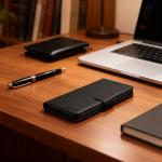 Husa flip cover Tech-Protect Wallet compatibila cu OnePlus Nord 6, Negru 5 - lerato.ro