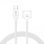 Cablu pentru incarcare laptop Apple Macbook Tech-Protect MMC01 Ultraboost, USB-C la MagSafe 3, PD 140W, 5A, 2m, Alb 2 - lerato.ro