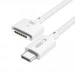 Cablu pentru incarcare laptop Apple Macbook Tech-Protect MMC01 Ultraboost, USB-C la MagSafe 3, PD 140W, 5A, 2m, Alb 3 - lerato.ro