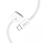 Cablu pentru incarcare laptop Apple Macbook Tech-Protect MMC01 Ultraboost, USB-C la MagSafe 3, PD 140W, 5A, 2m, Alb 4 - lerato.ro