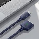 Cablu pentru incarcare laptop Apple Macbook Tech-Protect MMC01 Ultraboost, USB-C la MagSafe 3, PD 140W, 5A, 2m, Navy Blue 6 - lerato.ro