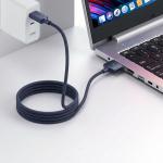 Cablu pentru incarcare laptop Apple Macbook Tech-Protect MMC01 Ultraboost, USB-C la MagSafe 3, PD 140W, 5A, 2m, Navy Blue 7 - lerato.ro