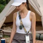 Snur pentru carcase Tech-Protect C9S Rope Crossbody, Lungime ajustabila, Bej 7 - lerato.ro