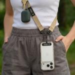 Snur pentru carcase Tech-Protect C9S Rope Crossbody, Lungime ajustabila, Bej 8 - lerato.ro