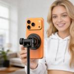 Selfie stick cu trepied Tech-Protect L03S, Rotire 360 grade, Compatibil MagSafe, Telecomanda Bluetooth, Lungime maxima 149cm, Negru 7 - lerato.ro