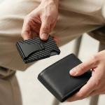 Portofel Tech-Protect Thorn, Protectie RFID, Capacitate 8 carduri, Carbon Black 6 - lerato.ro