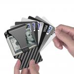 Portofel Tech-Protect Thorn, Protectie RFID, Capacitate 8 carduri, Carbon Black 9 - lerato.ro