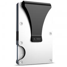 Fashion, Portofel Tech-Protect Thorn, Protectie RFID, Capacitate 8 carduri, Silver, lerato.ro
