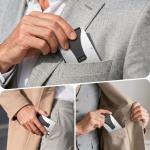 Portofel Tech-Protect Thorn, Protectie RFID, Capacitate 8 carduri, Silver 4 - lerato.ro