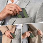 Portofel Tech-Protect Thorn, Protectie RFID, Capacitate 8 carduri, Verde 4 - lerato.ro