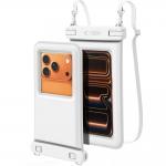Husa waterproof universala Tech-Protect UWC7 pentru dispozitive 6.9 inch, IPX8, Alb 4 - lerato.ro