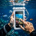 Husa waterproof universala Tech-Protect UWC7 pentru dispozitive 6.9 inch, IPX8, Alb 9 - lerato.ro