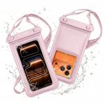 Husa waterproof universala Tech-Protect UWC7 pentru dispozitive 6.9 inch, IPX8, Roz 4 - lerato.ro