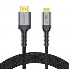 Cabluri de date si incarcare, Cablu video Tech-Protect UltraBoost, Mini HDMI la HDMI 2.1, 8K / 60Hz, 3K / 120Hz, 2m, Negru, lerato.ro