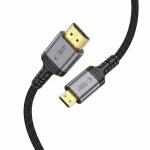 Cablu video Tech-Protect UltraBoost, Mini HDMI la HDMI 2.1, 8K / 60Hz, 3K / 120Hz, 2m, Negru 3 - lerato.ro