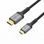 Cablu video Tech-Protect UltraBoost, Mini HDMI la HDMI 2.1, 8K / 60Hz, 3K / 120Hz, 2m, Negru 4 - lerato.ro