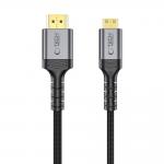 Cablu video Tech-Protect UltraBoost, Mini HDMI la HDMI 2.1, 8K / 60Hz, 3K / 120Hz, 2m, Negru 5 - lerato.ro
