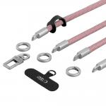 Snur pentru carcase 2-in-1 Tech-Protect C10S Rope Crossbody and Wrist, Roz 4 - lerato.ro
