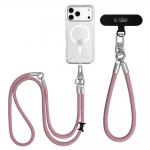 Snur pentru carcase 2-in-1 Tech-Protect C10S Rope Crossbody and Wrist, Roz 5 - lerato.ro