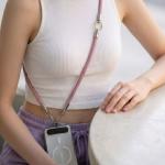 Snur pentru carcase 2-in-1 Tech-Protect C10S Rope Crossbody and Wrist, Roz 7 - lerato.ro