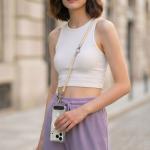Snur pentru carcase 2-in-1 Tech-Protect C10S Rope Crossbody and Wrist, Bej 8 - lerato.ro