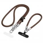 Snur pentru carcase 2-in-1 Tech-Protect C10S Rope Crossbody and Wrist, Maro 2 - lerato.ro
