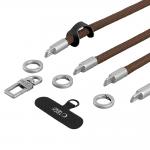 Snur pentru carcase 2-in-1 Tech-Protect C10S Rope Crossbody and Wrist, Maro 4 - lerato.ro