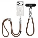 Snur pentru carcase 2-in-1 Tech-Protect C10S Rope Crossbody and Wrist, Maro 6 - lerato.ro