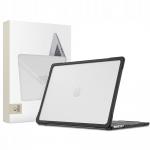 Carcasa laptop Tech-Protect Velar compatibila cu MacBook Air 13, 2023-2026, Transparent / Negru 3 - lerato.ro