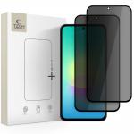 Set 2 folii sticla securizata Tech-Protect Glass SPY Plus Privacy, Kit montare inclus, compatibile cu Samsung Galaxy A27 5G, Negru 2 - lerato.ro