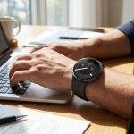 Curea din silicon Tech-Protect Silicone Evo compatibila cu Samsung Galaxy Watch 9 / 8 (40/44/46mm), Negru 6 - lerato.ro