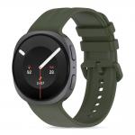 Curea din silicon Tech-Protect Silicone Evo compatibila cu Samsung Galaxy Watch 9 / 8 (40/44/46mm), Military Green 2 - lerato.ro