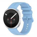 Curea din silicon Tech-Protect Silicone Evo compatibila cu Samsung Galaxy Watch 9 / 8 (40/44/46mm), Baby Blue 2 - lerato.ro