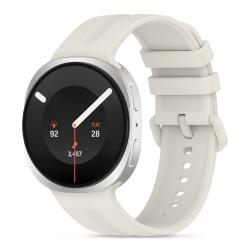 Curea din silicon Tech-Protect Silicone Evo compatibila cu Samsung Galaxy Watch 9 / 8 (40/44/46mm), Light Gold