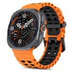 Curea Tech-Protect Iconband Pro compatibila cu Samsung Galaxy Watch Ultra 1/2 47mm, Portocaliu / Negru 2 - lerato.ro