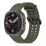 Curea Tech-Protect Iconband Pro compatibila cu Samsung Galaxy Watch Ultra 1/2 47mm, Military Green 2 - lerato.ro