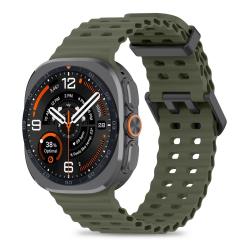 Curea Tech-Protect Iconband Pro compatibila cu Samsung Galaxy Watch Ultra 1/2 47mm, Military Green