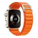 Curea din nailon Tech-Protect Nylon Pro compatibila cu Huawei Watch Fit 3 / 4 / 4 Pro / 5 / 5 Pro, Portocaliu 3 - lerato.ro