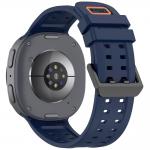 Curea din silicon Tech-Protect Silicone Air compatibila cu Samsung Galaxy Watch 9 / 8 (40/44/46mm), Navy Blue 3 - lerato.ro