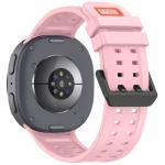 Curea din silicon Tech-Protect Silicone Air compatibila cu Samsung Galaxy Watch 9 / 8 (40/44/46mm), Roz 3 - lerato.ro
