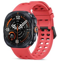 Curea Tech-Protect Silicone Air compatibila cu Samsung Galaxy Watch Ultra 1/2 47mm, Rosu