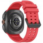 Curea Tech-Protect Silicone Air compatibila cu Samsung Galaxy Watch Ultra 1/2 47mm, Rosu 3 - lerato.ro