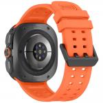 Curea Tech-Protect Silicone Air compatibila cu Samsung Galaxy Watch Ultra 1/2 47mm, Portocaliu 3 - lerato.ro
