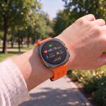 Curea Tech-Protect Silicone Air compatibila cu Samsung Galaxy Watch Ultra 1/2 47mm, Portocaliu 4 - lerato.ro