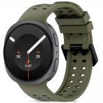 Curea din silicon Tech-Protect Silicone Air compatibila cu Samsung Galaxy Watch 9 / 8 (40/44/46mm), Olive Green 2 - lerato.ro